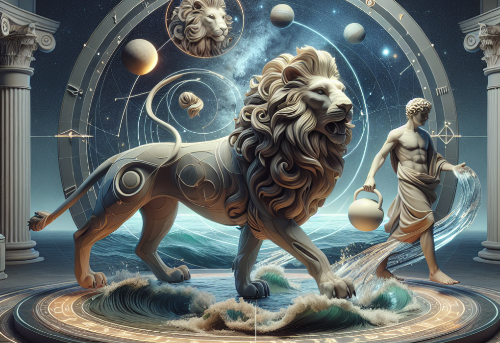 Löwe und Wassermann
