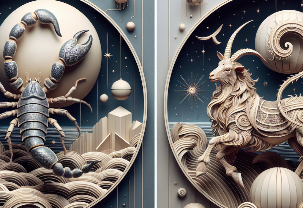 Skorpion und Steinbock