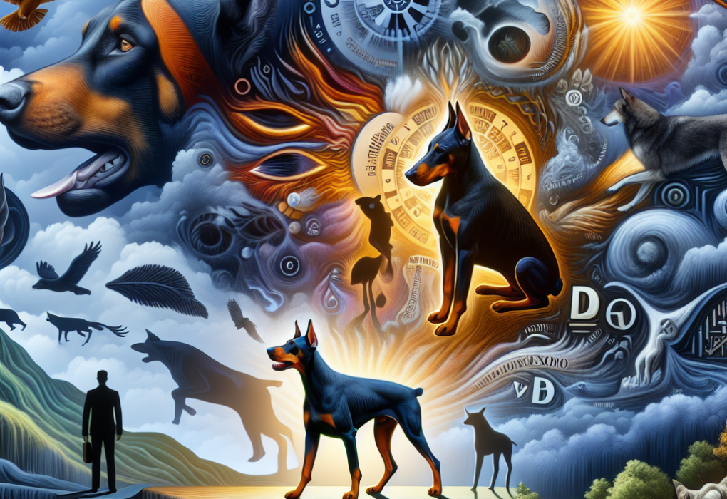 Ein Dobermann im Traum