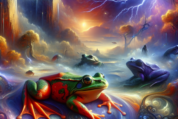 Ein Ochsenfrosch im Traum