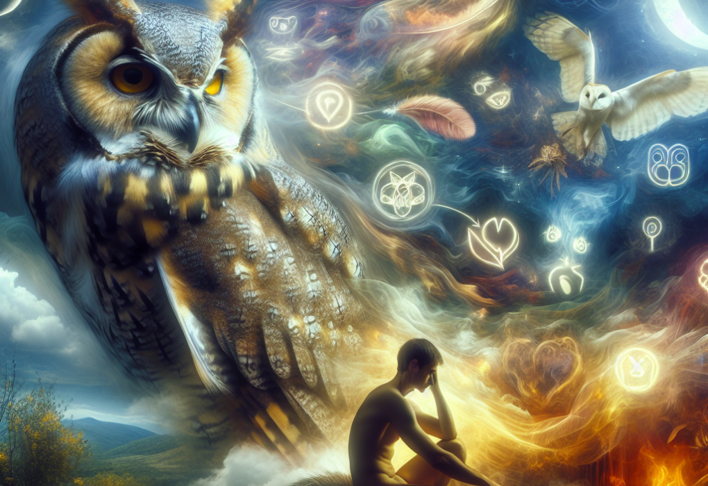 Eine Eule im Traum