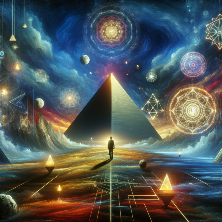 Eine Pyramide im Traum