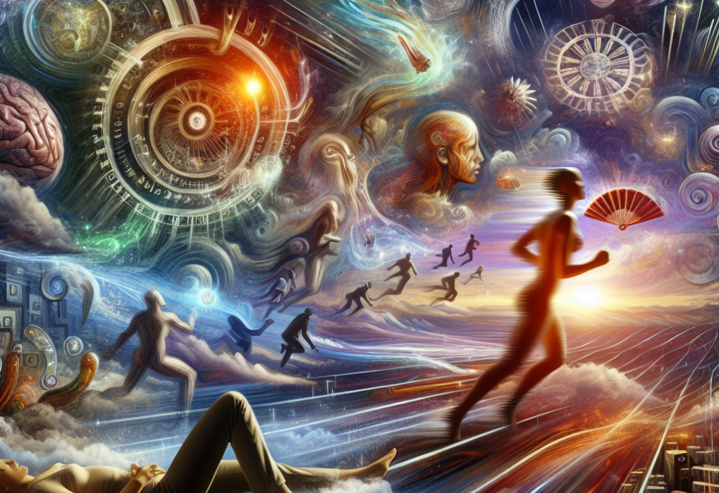 Schnell Laufen im Traum